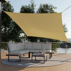 Schaduwdoeken-tectake Schaduwdoek Sunny, weerbestendig HDPE-materiaal met UV-bescherming