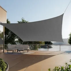 Schaduwdoeken-tectake Schaduwdoek Sunny, weerbestendig HDPE-materiaal met UV-bescherming