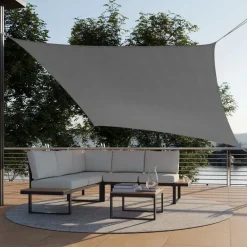 Schaduwdoeken-tectake Schaduwdoek Sunny, weerbestendig HDPE-materiaal met UV-bescherming