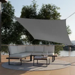 Schaduwdoeken-tectake Schaduwdoek Sunny, weerbestendig HDPE-materiaal met UV-bescherming