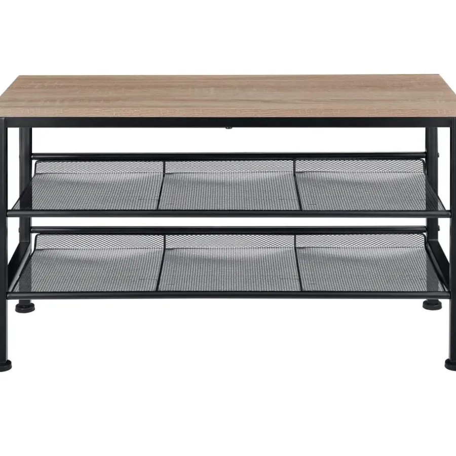 Kledingopbergers-tectake Schoenenrek Derry 75,5x30,5x45,5cm