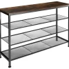 tectake Schoenenrek Portsmouth 100x30,5x72,5cm