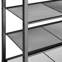 Kledingopbergers-tectake Schoenenrek Portsmouth 100x30,5x72,5cm