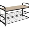 Kledingopbergers-tectake Schoenenrek Southampton 91x36x55cm