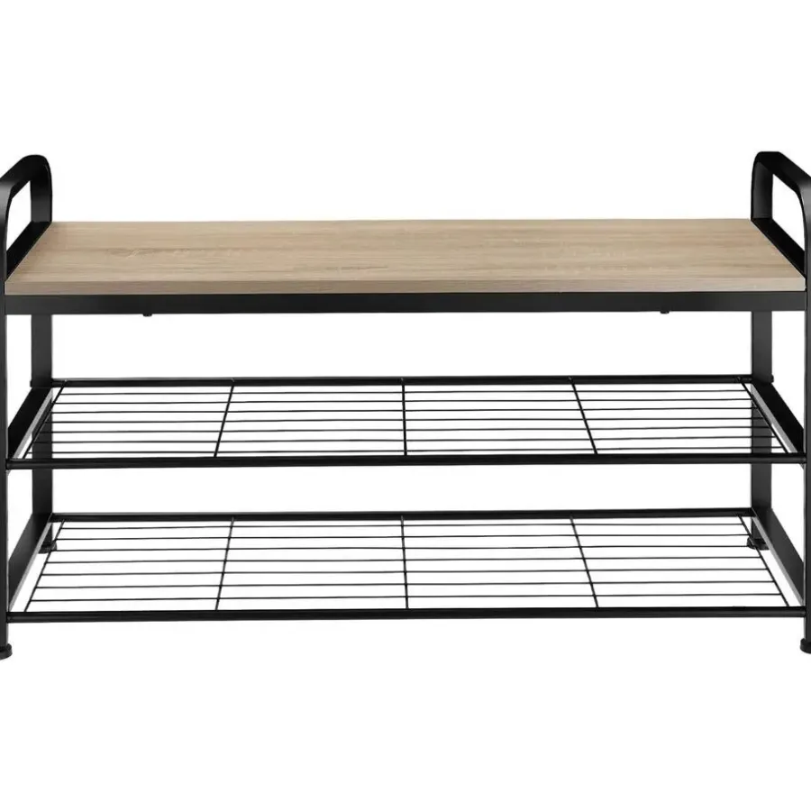Kledingopbergers-tectake Schoenenrek Southampton 91x36x55cm