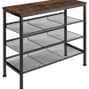 Kledingopbergers-tectake Schoenenrek Wolverhampton 75,5x30,5x69,5cm