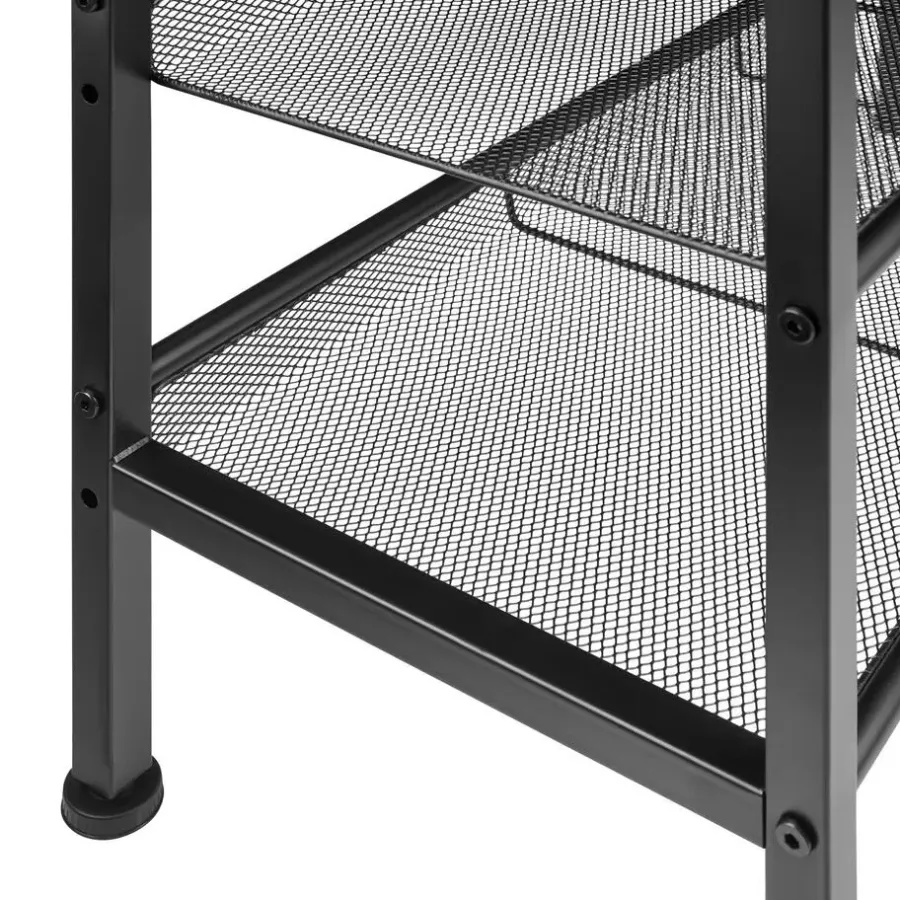 Kledingopbergers-tectake Schoenenrek Wolverhampton 75,5x30,5x69,5cm
