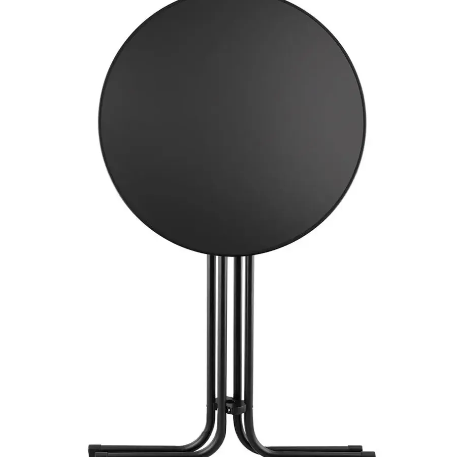 Tuintafels-tectake Statafel Eren inklapbaar met hoes 90x110cm, Zwart