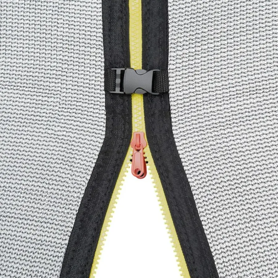 tectake Trampoline Garfunky met veiligheidsnet, Zwart/blauw