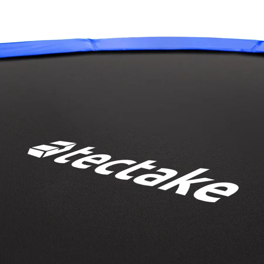 Trampolines-tectake Trampoline Jumpy met veiligheidsnet, Zwart/blauw