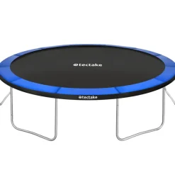 Trampolines-tectake Trampoline Jumpy met veiligheidsnet, Zwart/blauw