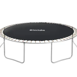 Trampolines-tectake Trampoline Jumpy met veiligheidsnet, Zwart/blauw