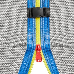 Trampolines-tectake Trampoline Jumpy met veiligheidsnet, Zwart/blauw