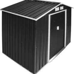Tuinhuizen-tectake Tuinhuis met zadeldak , Grijs/wit