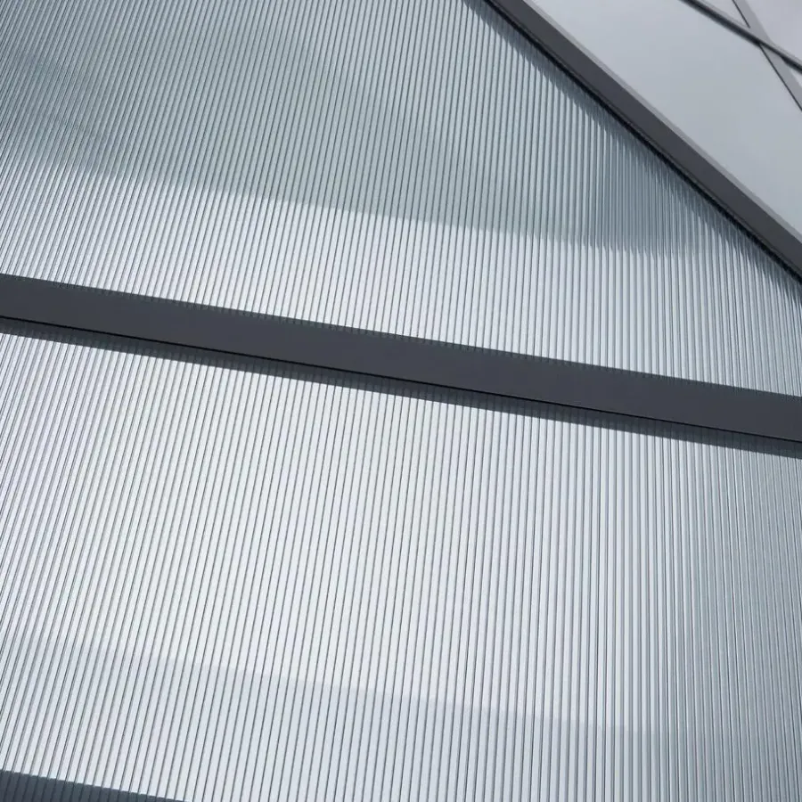 tectake Tuinpaviljoen Caracas, weerbestendig, polycarbonaat-dakplaten, Grijs