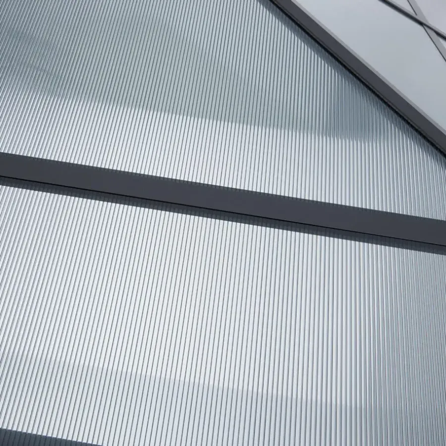 tectake Tuinpaviljoen Caracas, weerbestendig, polycarbonaat-dakplaten, Grijs