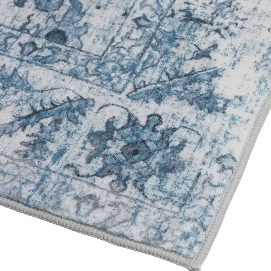 Laagpolige Vloerkleden-tectake ® Vintage design vloerkleed Amara, laagpolig 80 x 150 cm