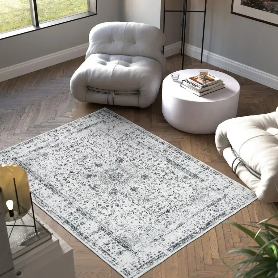tectake ® Vintage design vloerkleed Aliya, laagpolig 160 x 230 cm
