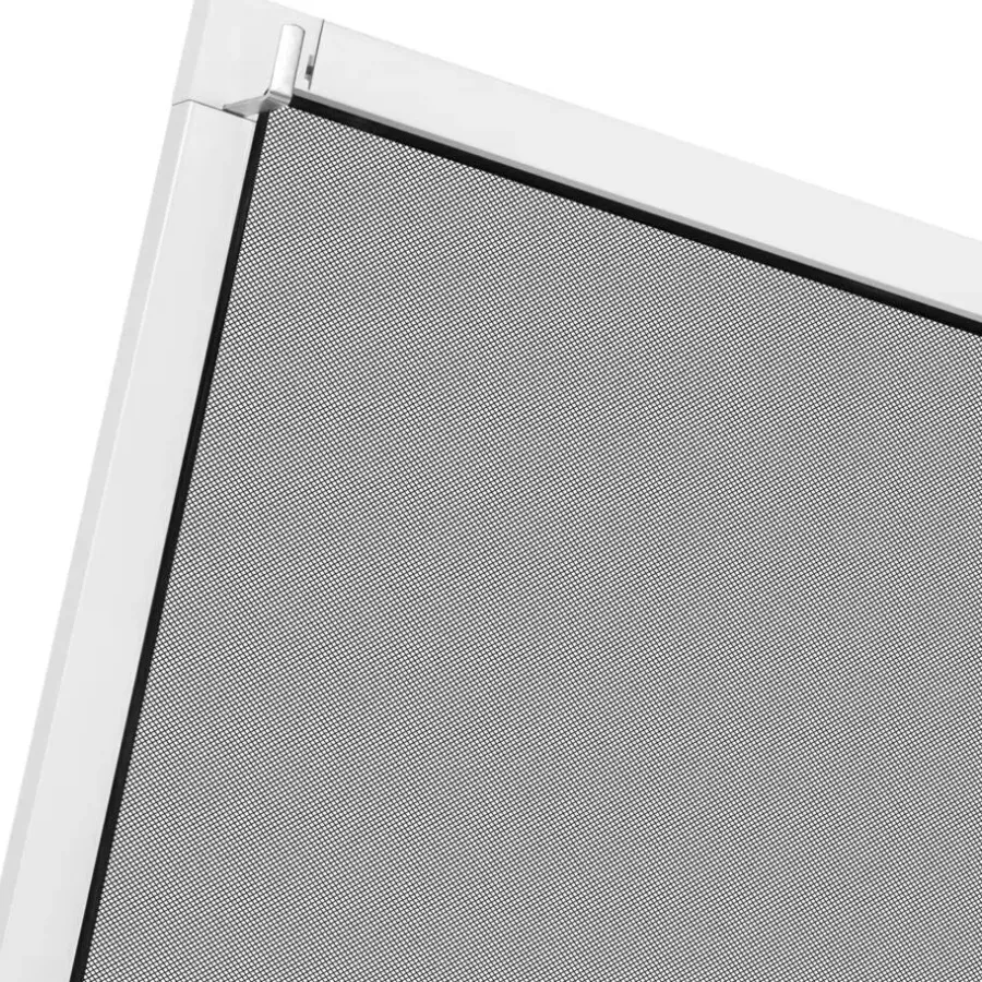 tectake Vliegenhor voor raamkozijnen - 130 x 150 cm - Wit