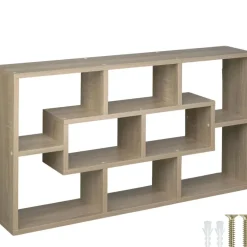 tectake Wandkast Kassandra , Licht Hout, Eiken Sonoma