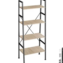 tectake Wandkast Newcastle 57,5 x 35,5 x 139cm