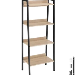 tectake Wandrek, Industrieel Licht Hout, Eiken Sonoma