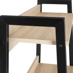 tectake Wandrek, Industrieel Licht Hout, Eiken Sonoma