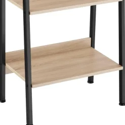 tectake Wandrek, Industrieel Licht Hout, Eiken Sonoma