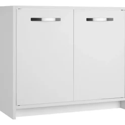 tectake Wastafelonderkast Katalina, ruim, draagkracht 20 kg, Wit