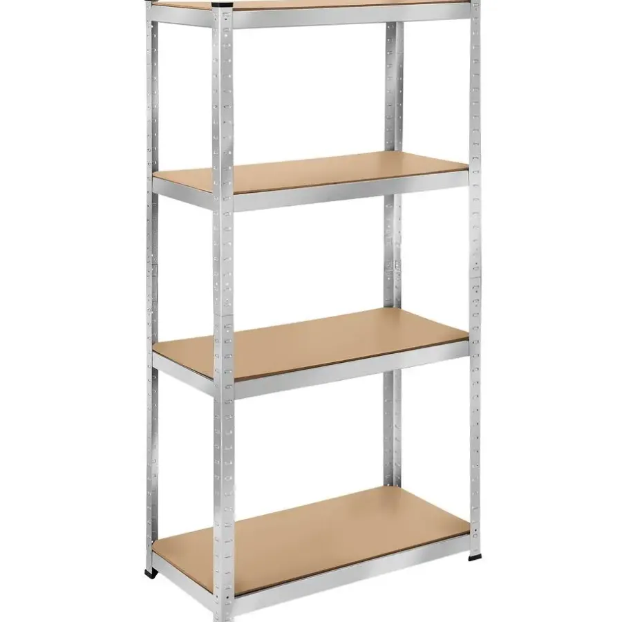 Stellingkasten-tectake Werkplaatsrek, Zilver