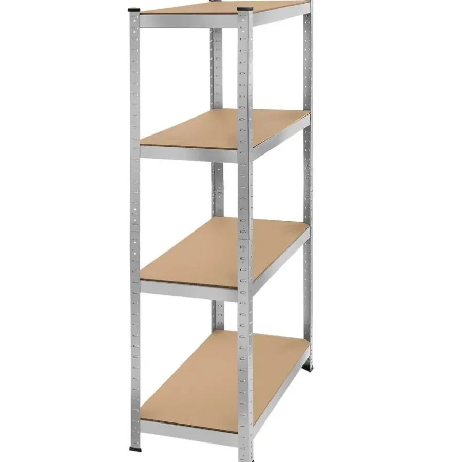 Stellingkasten-tectake Werkplaatsrek, Zilver