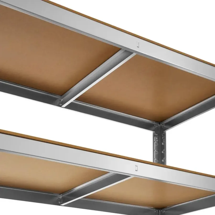 Stellingkasten-tectake Werkplaatsrek, Zilver