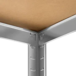 Stellingkasten-tectake Werkplaatsrek, Zilver