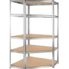 tectake Werkplaatsrek, Zilver