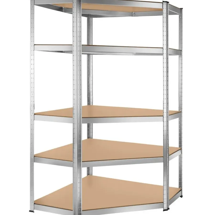 tectake Werkplaatsrek, Zilver
