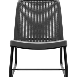 Bistro- & Balkonsets-tectake Wicker bistroset Modica voor 2 personen - Grijs