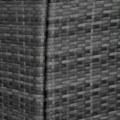 tectake Wicker bistroset Luzern 2+1 met kussenhoezen in 2 kleuren - Grijs