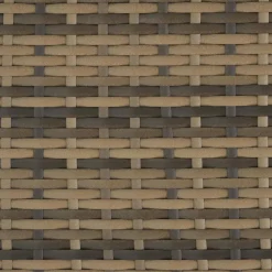 Loungesets-tectake Wicker loungeset Palese voor 4 persone - Natuur