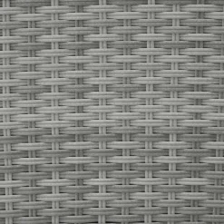 tectake Wicker tuinset Lausanne 2+1 - Lichtgrijs