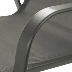 tectake Zitgroep Nora voor 4 personen, textilene-weefsel, Antraciet