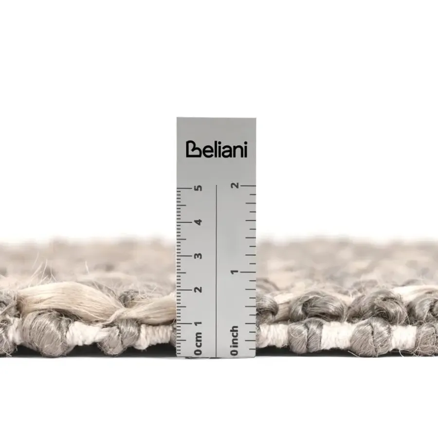 Beliani TELLIKAYA - Loper vloerkleed - Grijs - 200 x 300 cm - Jute