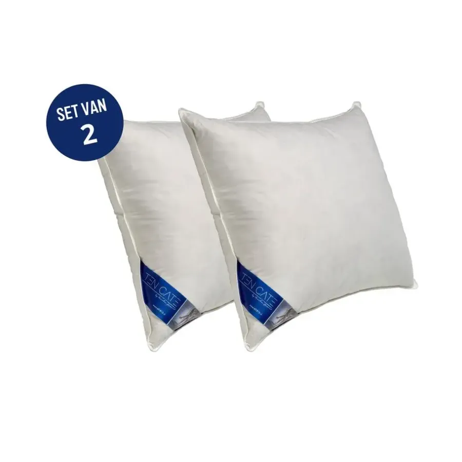 Hoofdkussens-Ten Cate Halfdonzen Hoofdkussen - 60x70 - 2 stuks