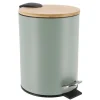 Prullenbakken-Tendance Badkamer prullenbak Bamboo vibe - soft close - 3 ltr