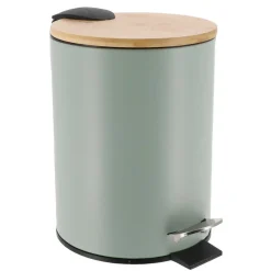 Prullenbakken-Tendance Badkamer prullenbak Bamboo vibe - soft close - 3 ltr