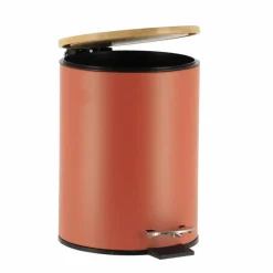 Prullenbakken-Tendance Badkamer prullenbak Bamboo vibe - soft close - 3 ltr