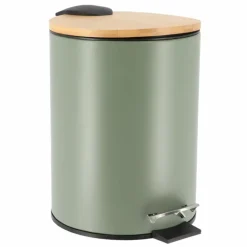 Prullenbakken-Tendance Badkamer prullenbak Bamboo vibe - soft close - 3 ltr