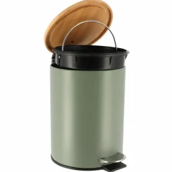 Prullenbakken-Tendance Badkamer prullenbak Bamboo vibe - soft close - 3 ltr
