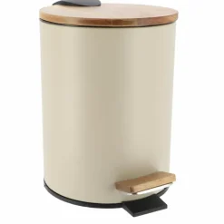 Tendance Badkamer prullenbak Bamboo vibe - soft close - 3 ltr