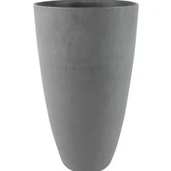 Ter Steege Bloempot - gerecycled kunststof - grijs - 50 x 29 cm