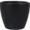 Bloempotten-Ter Steege Bloempot - zwart - Scandinavisch - 16 x 18 cm